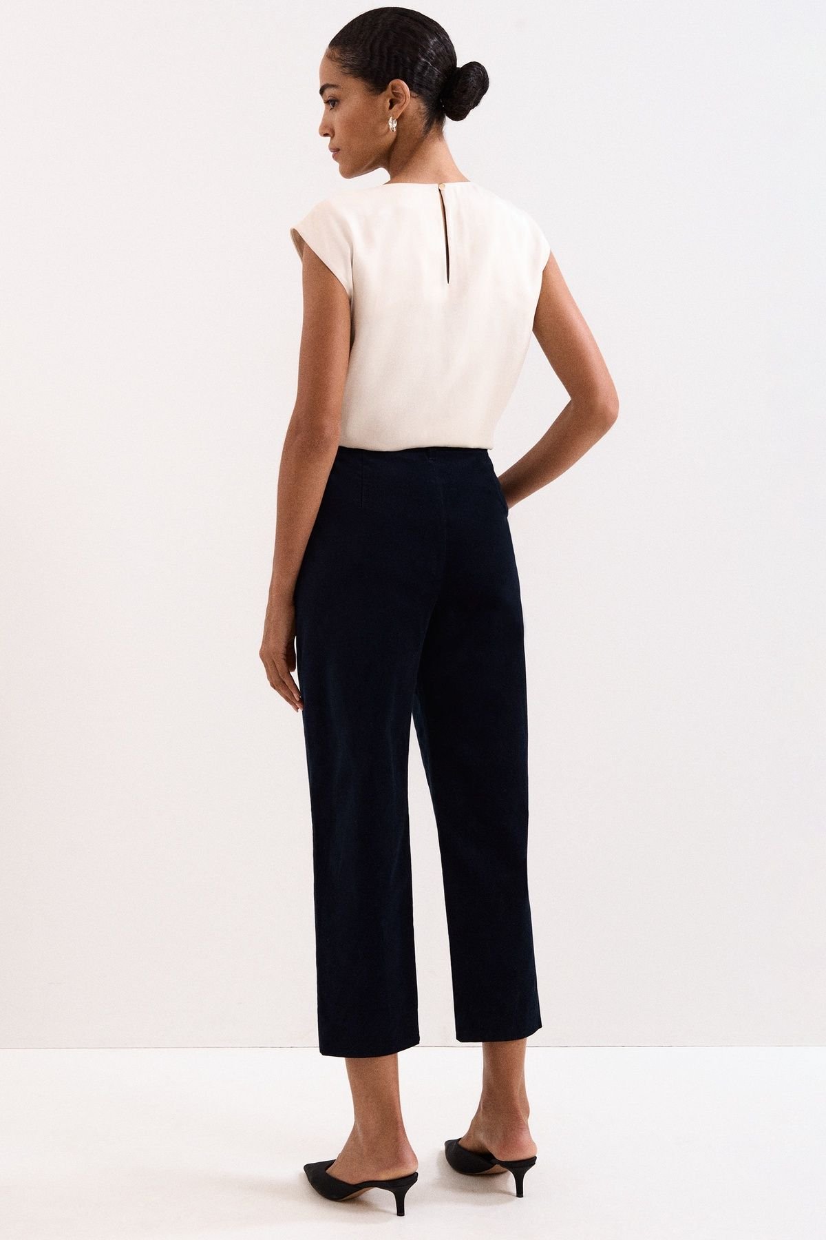 Phase Eight Phase Eight Women's Lyra Cord Pants in Dark Navy - 4