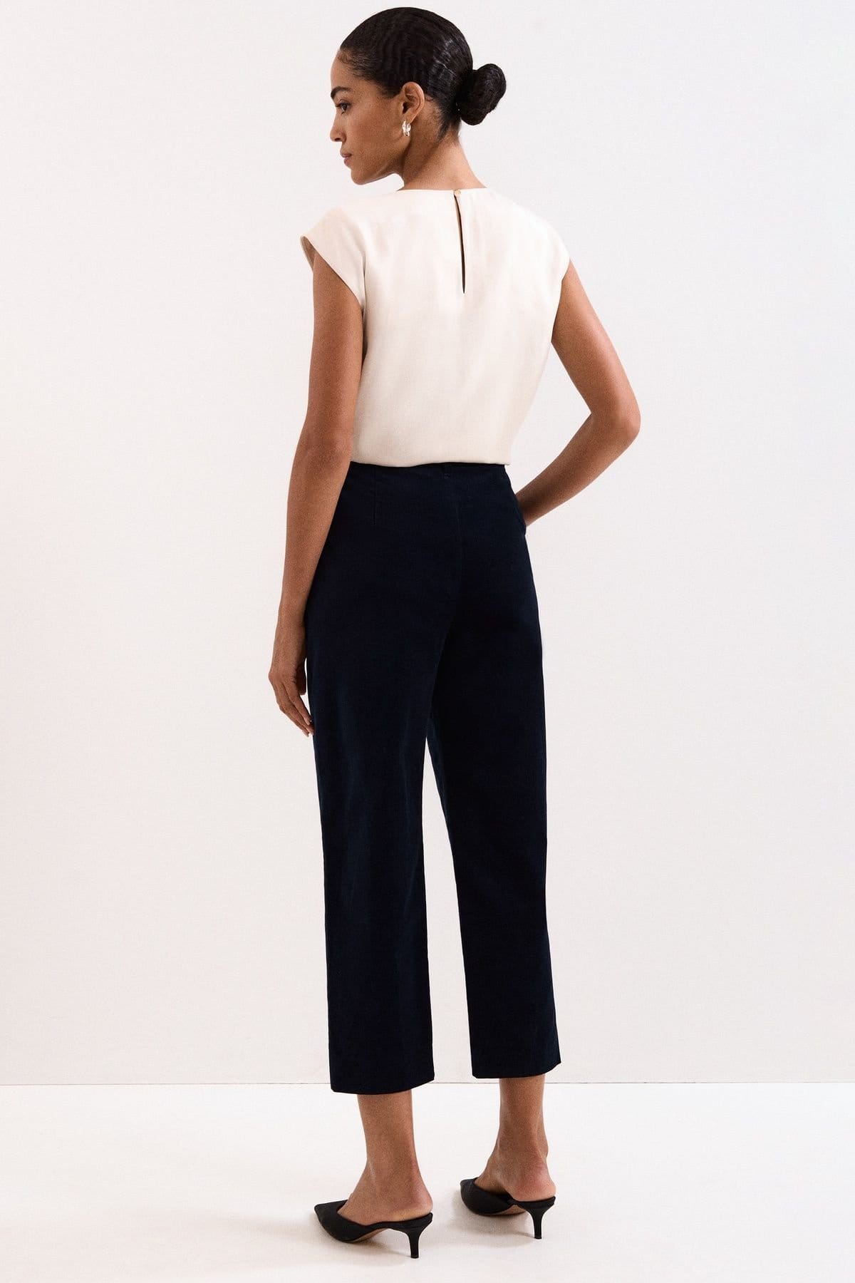 Phase Eight Phase Eight Women's Lyra Cord Pants in Dark Navy - 4