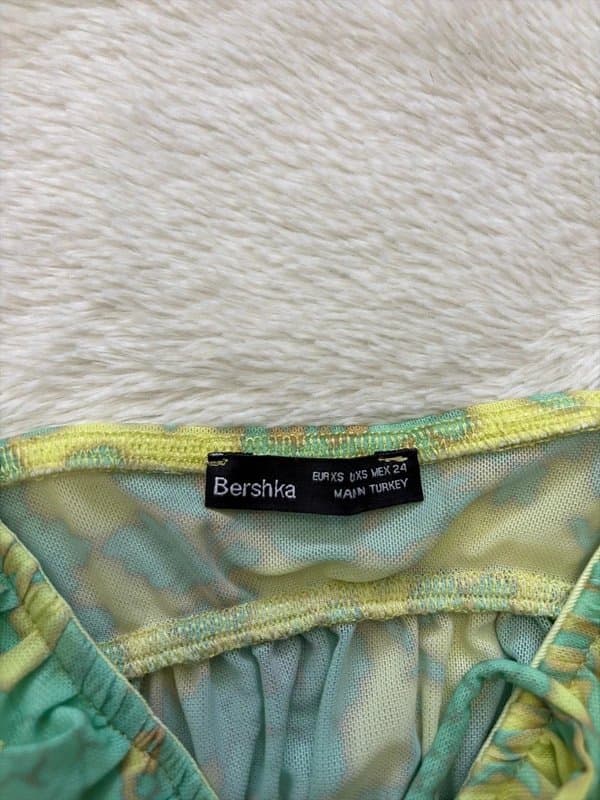 Bershka bershka tie front flowy top