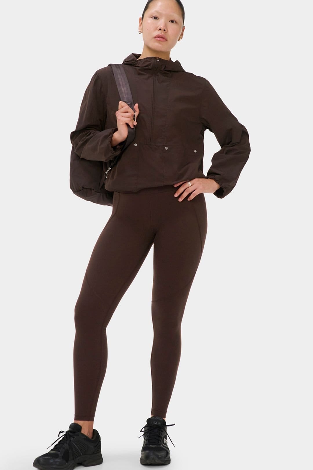 Sweaty Betty Espresso Brown 7/8 Workout Leggings
