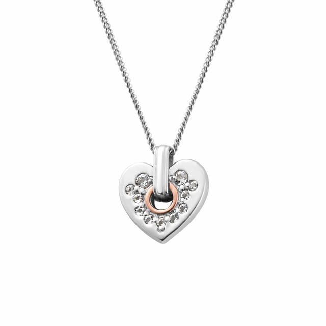 Clogau Clogau Women's Cariad Sterling Silver Sparkle Pendant with Topaz in Metallics - 2