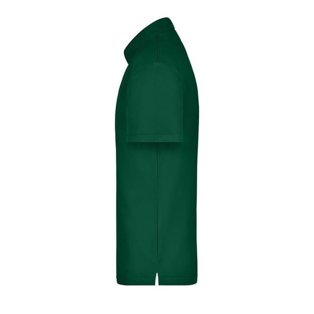 James and Nicholson James and Nicholson Men's Pique Pocket Polo Shirt in Dark Green - 3