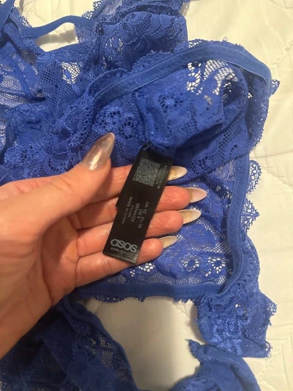 ASOS ASOS blue bodysuit size 10 Lacey