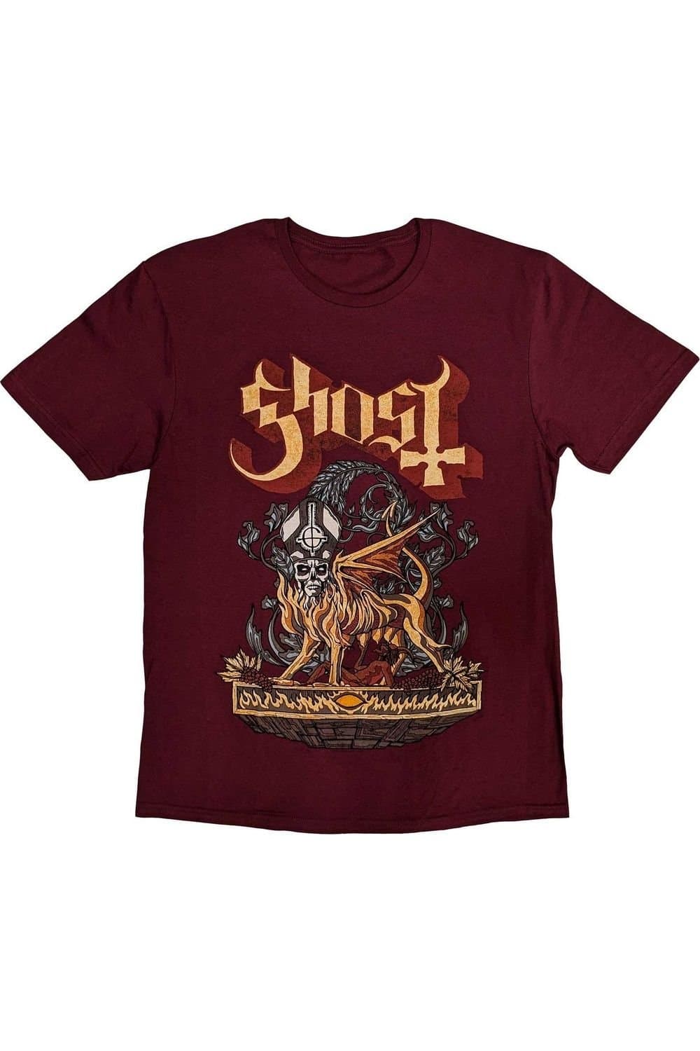 Ghost Ghost Men's Firemilk T-Shirt in Maroon