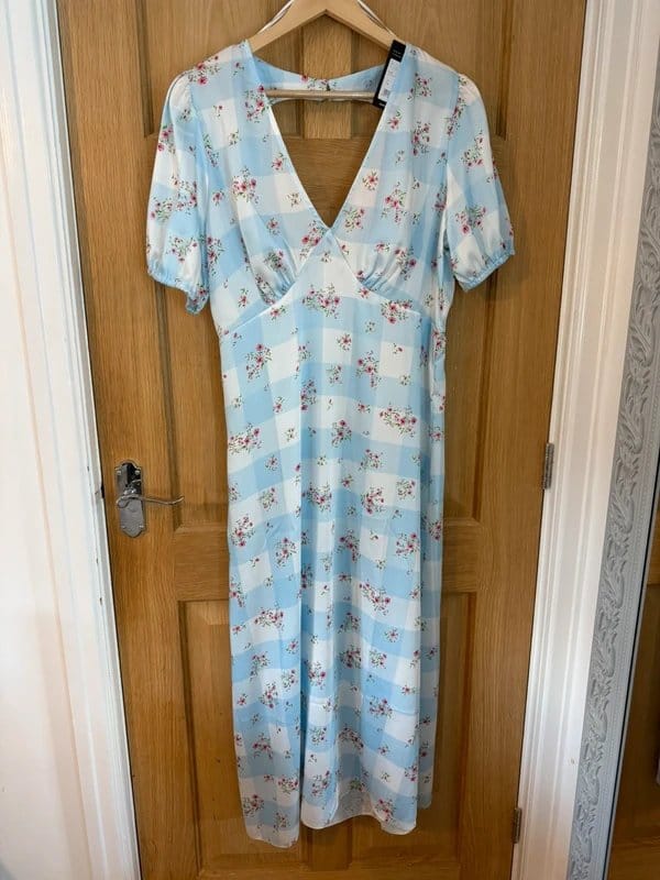 New Look Floral Print Midi Dress