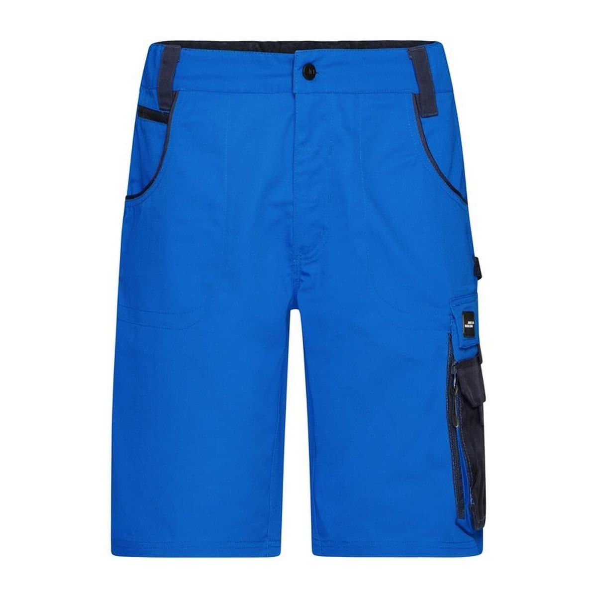 James and Nicholson James and Nicholson Men's Strong Cargo Shorts in Mid Blue