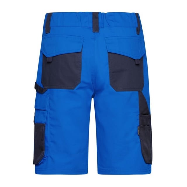 James and Nicholson James and Nicholson Men's Strong Cargo Shorts in Mid Blue - 2
