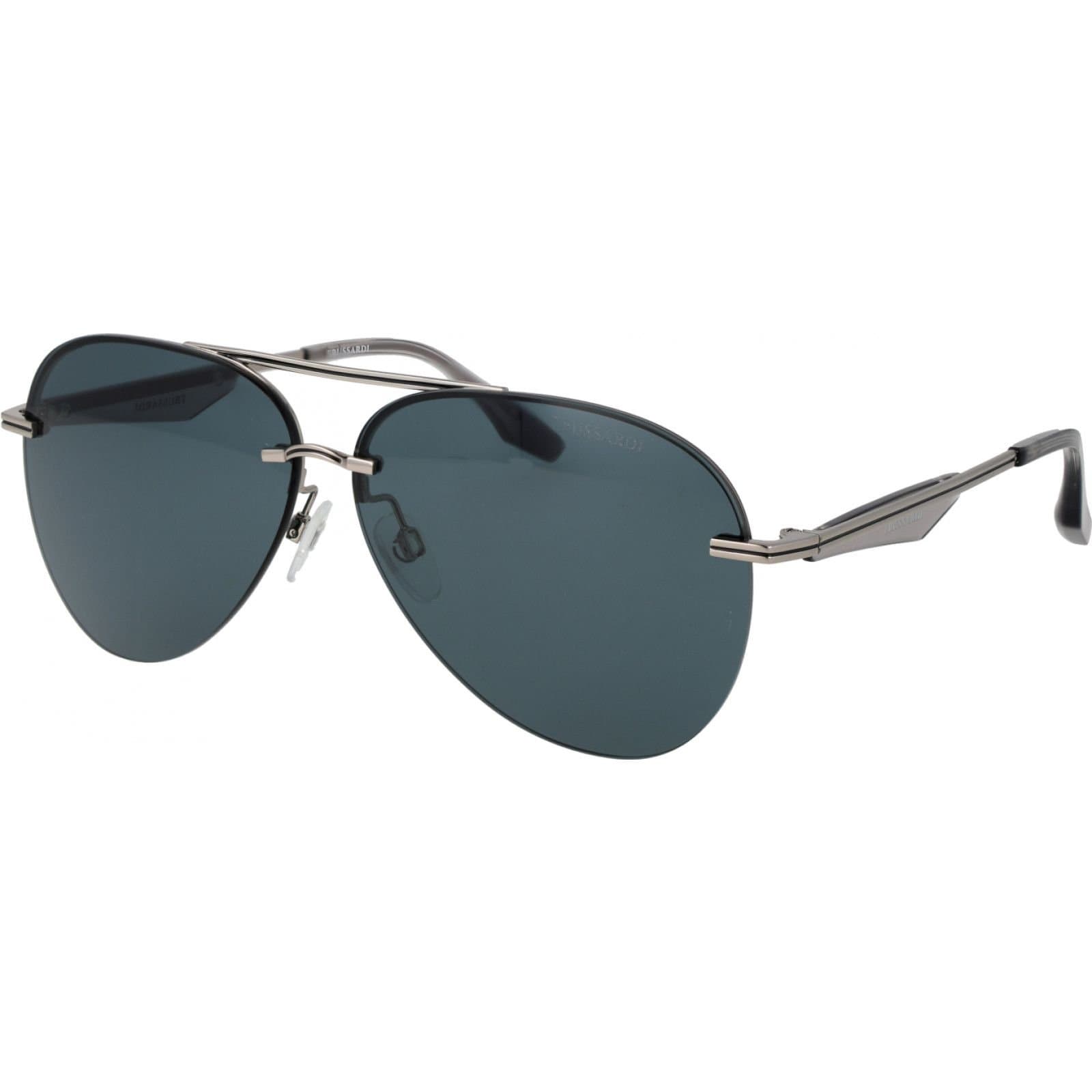 Trussardi Trussardi Men's TSM3004 64T01 Aviator/Navigator Sunglasses in Grey