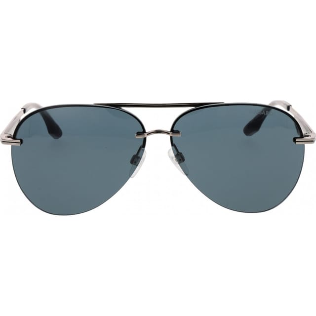 Trussardi Trussardi Men's TSM3004 64T01 Aviator/Navigator Sunglasses in Grey - 2