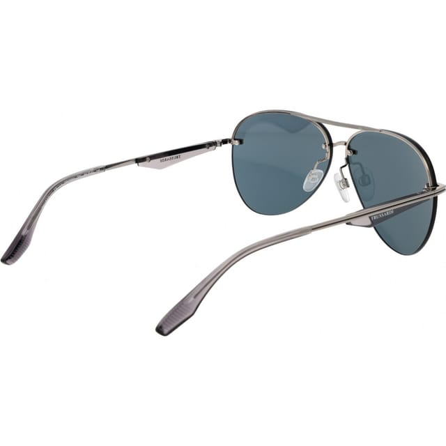 Trussardi Trussardi Men's TSM3004 64T01 Aviator/Navigator Sunglasses in Grey - 3
