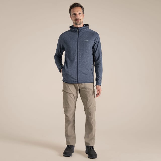 Craghoppers Craghoppers Men's NosiLife Deft Hooded Insect-Repellent Full-Zip Jacket in Navy - 3