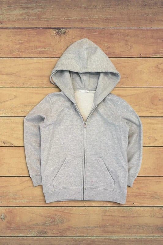 Zara Zara Zip Up Hoodie - Grey - S