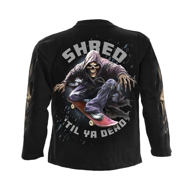 Spiral Direct Spiral Direct Men's Long-Sleeved T-Shirt in Black - 2