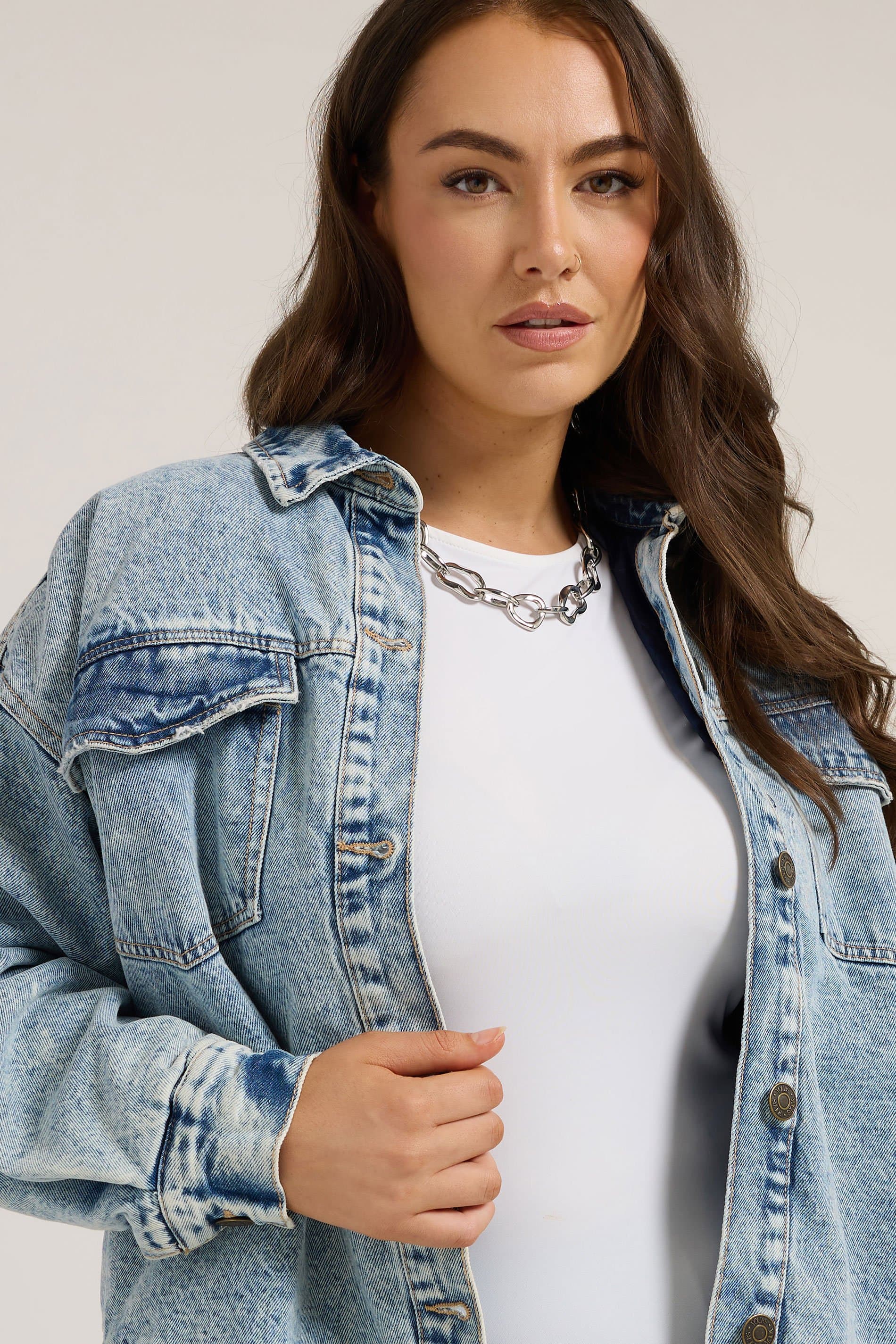 Yours Silver Tone Statement Chunky Chain Necklace