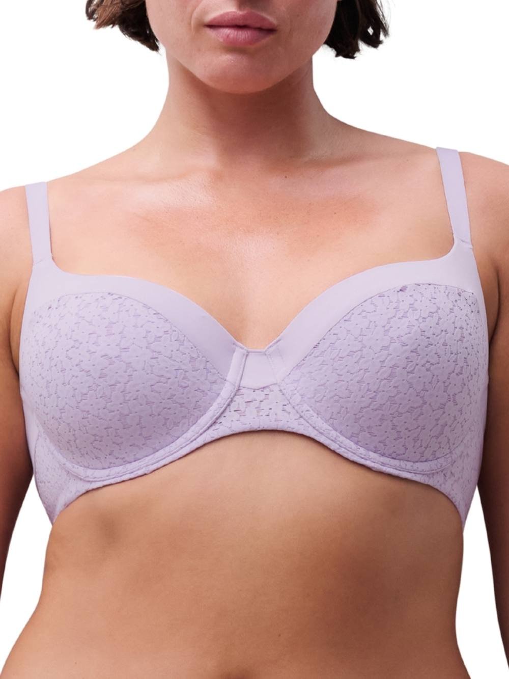 Chantelle Chantelle Women's Norah Underwired Covering Full Cup Bra in Purple - 3