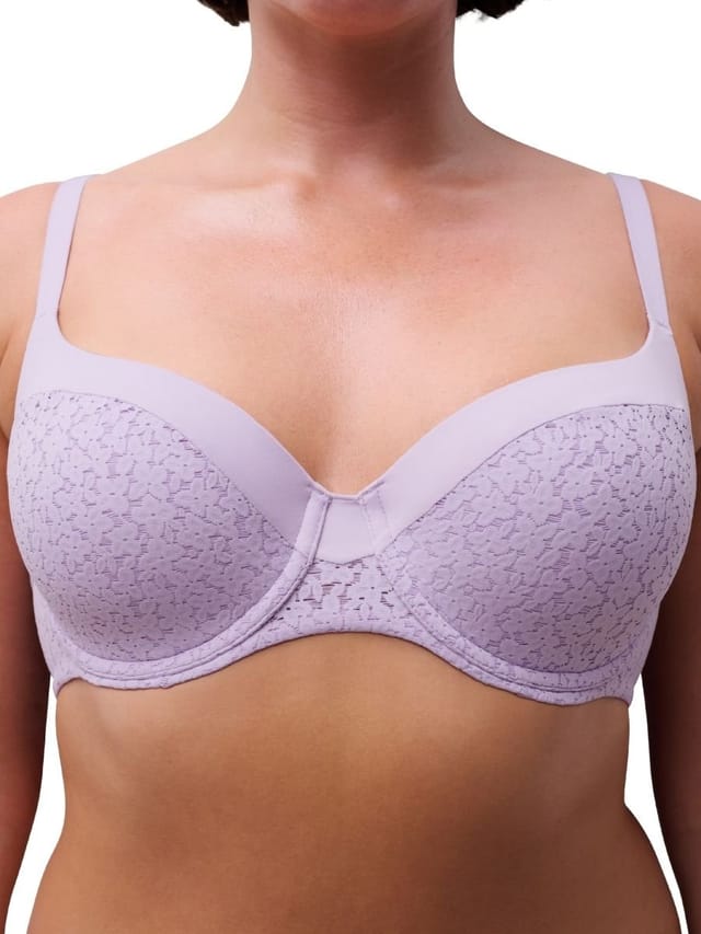 Chantelle Chantelle Women's Norah Underwired Covering Full Cup Bra in Purple - 3