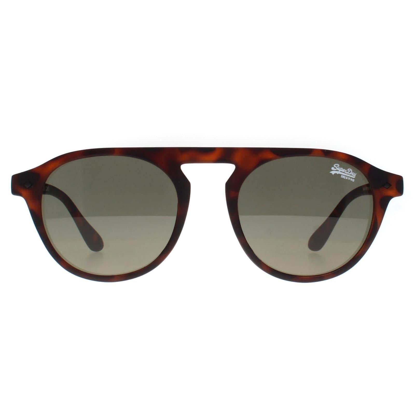 Superdry Superdry Men's Round Tortoise Brown Green Palmsprings