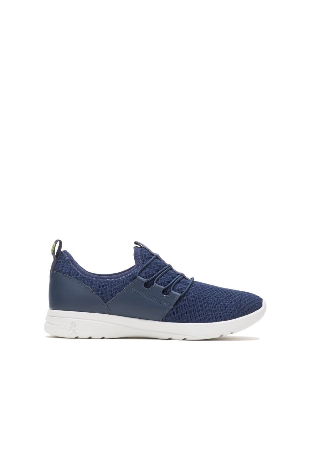 Hush Puppies Hush Puppies Women's 'Good' 100% RPET (Recycled) Textile Slip On Trainers in Navy - 4