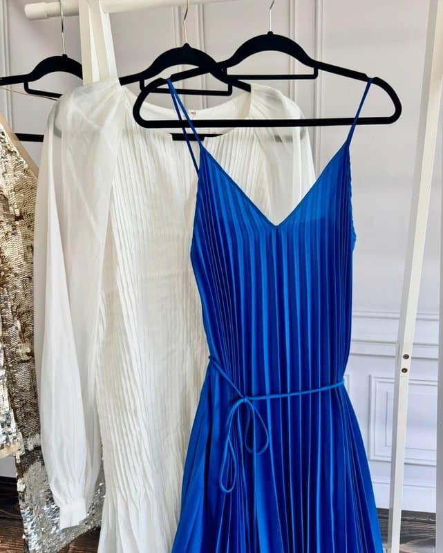 Mango Mango pleated dress