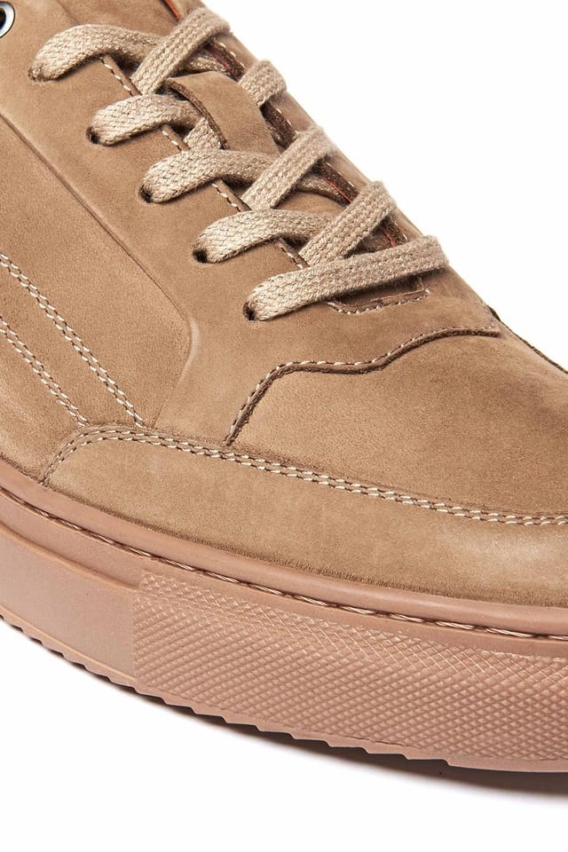 Moshulu Moshulu 'Higdon' Men's Lace-Up Casual Trainer in Tan - 2