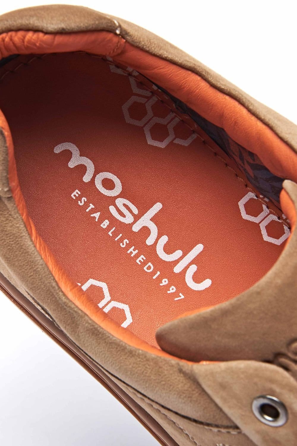 Moshulu Moshulu 'Higdon' Men's Lace-Up Casual Trainer in Tan - 4