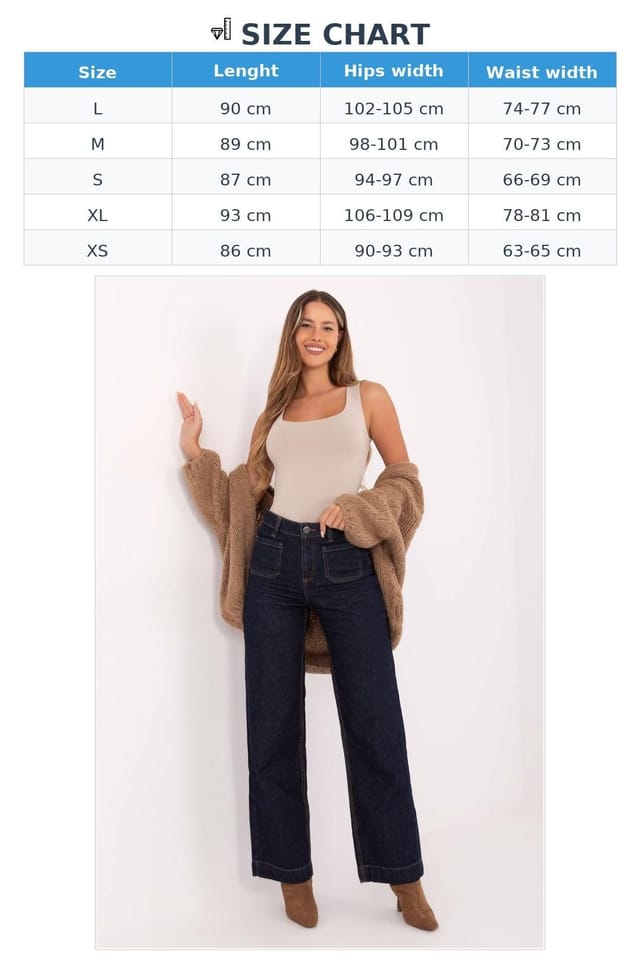 Love Lace Love Lace Women's High Waisted Relaxed Fit Straight Jeans in Blue - 3
