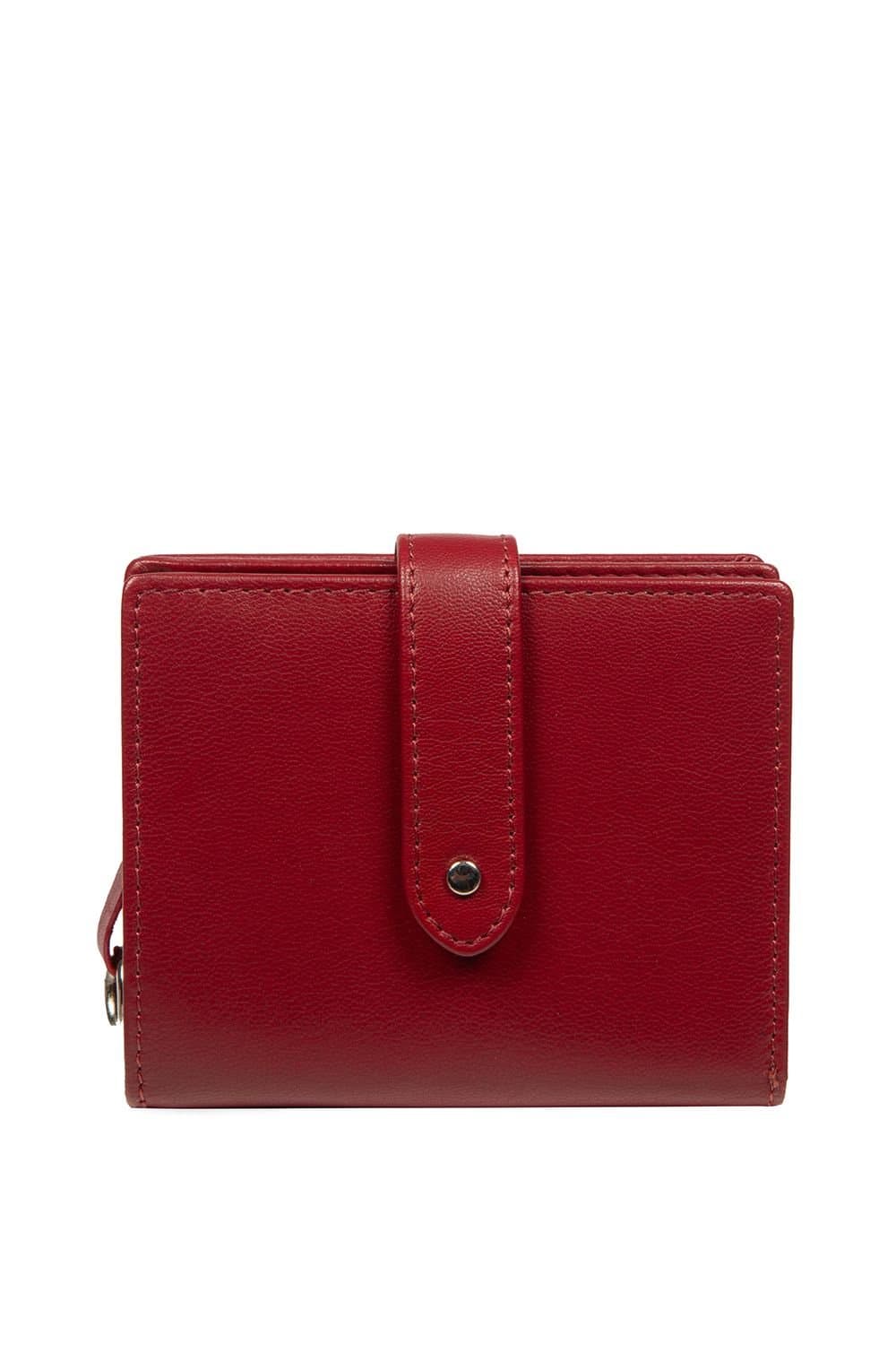 NiNa Amora NiNa Amora Women's 'Marcela' Red Leather Purse