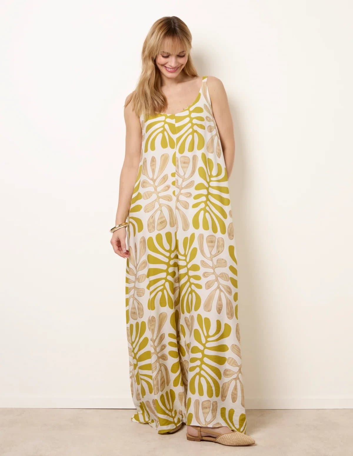 Blue Vanilla Floral Printed Jumpsuit