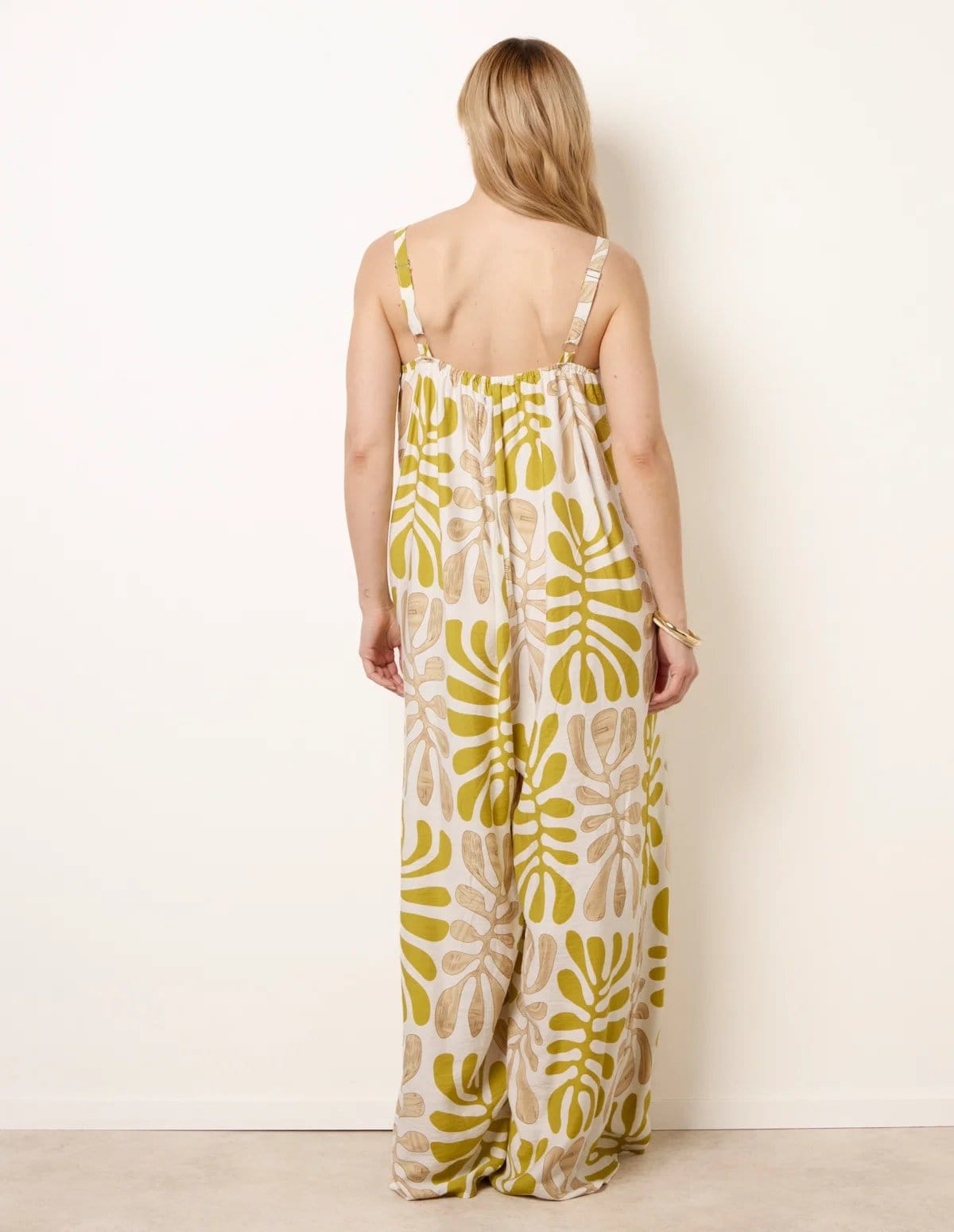 Blue Vanilla Floral Printed Jumpsuit - 4