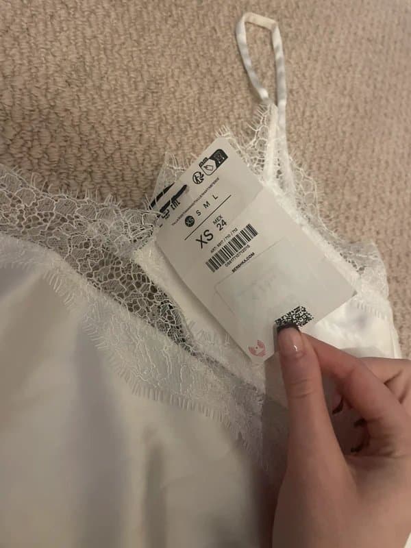 Bershka Lace satin top