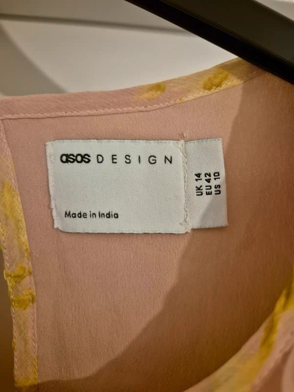 ASOS Design ASOS Design Pink Floral Design Blouse