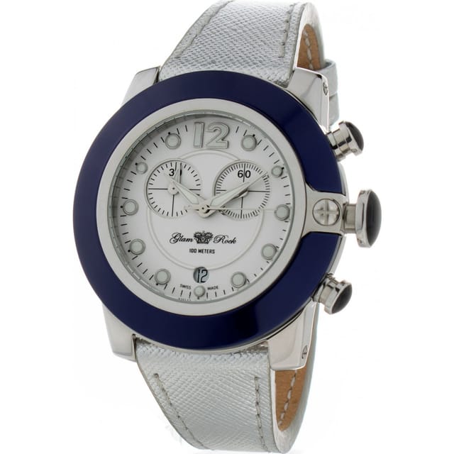 Glam Rock Glam Rock Women's GR32116 44mm Quartz Watch in White - 2