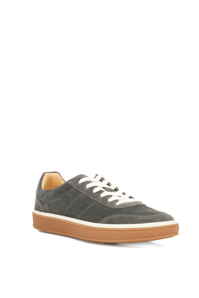 Dune London Dune London Men's 'Tony' Suede Trainers in Grey - 2