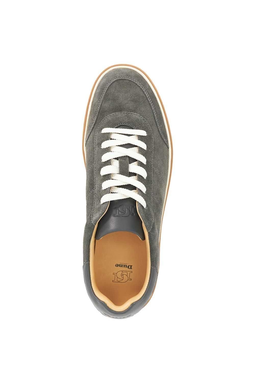 Dune London Dune London Men's 'Tony' Suede Trainers in Grey - 4