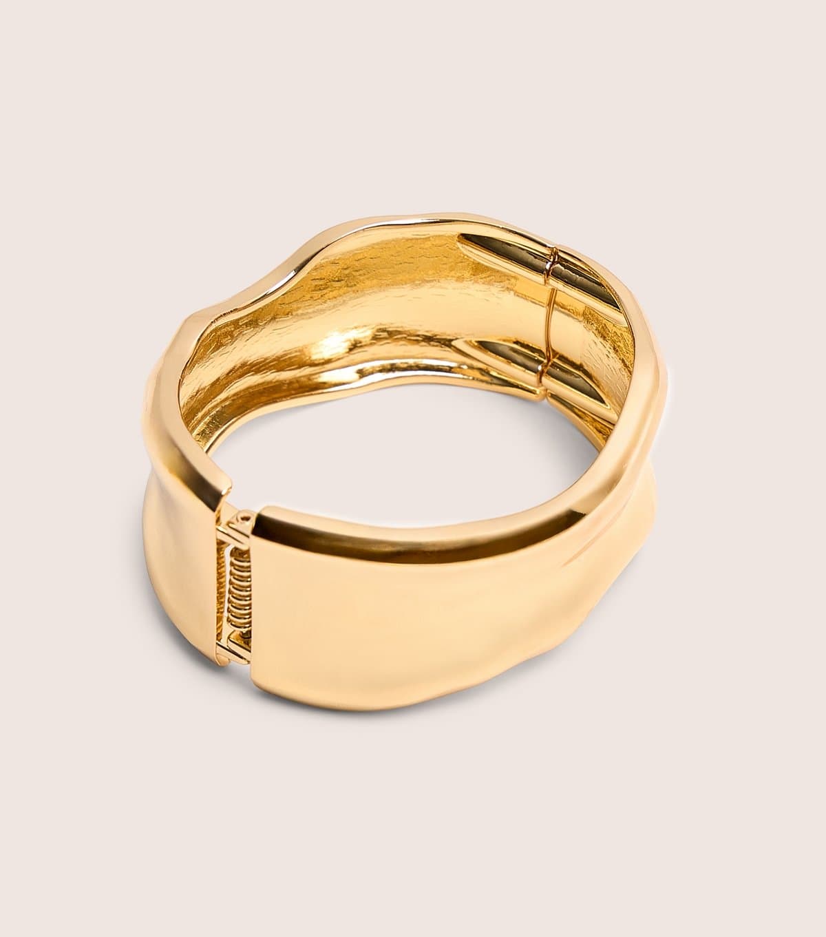 Public Desire Public Desire Gold Tone Sculpted Bangle