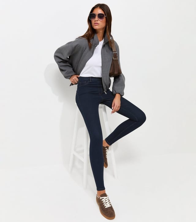 New Look Women's Navy Lift & Shape Emilee Jeggings New Look - 2