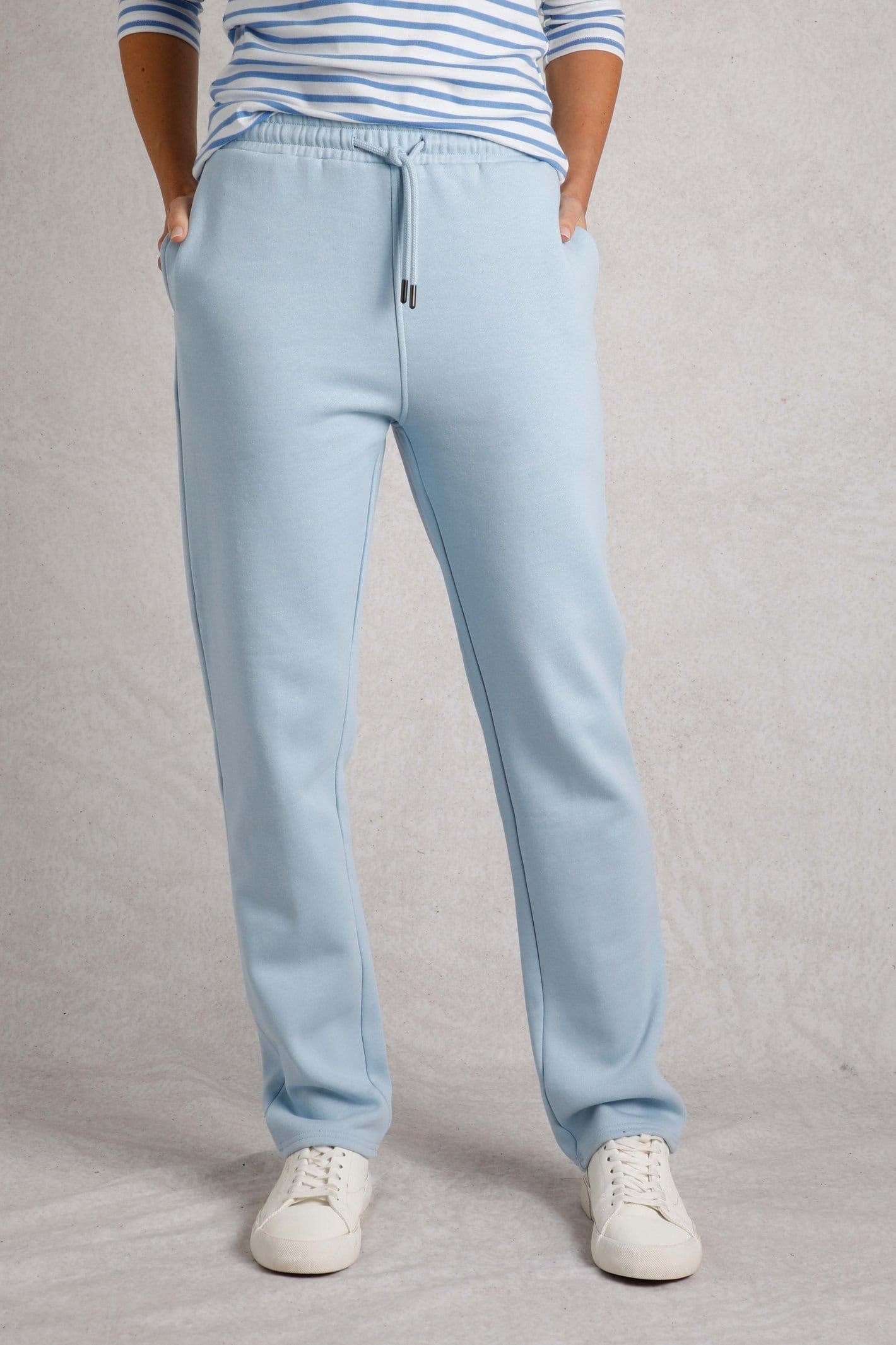 Weird Fish Weird Fish Women's Karla Jersey Joggers in Light Blue - 4