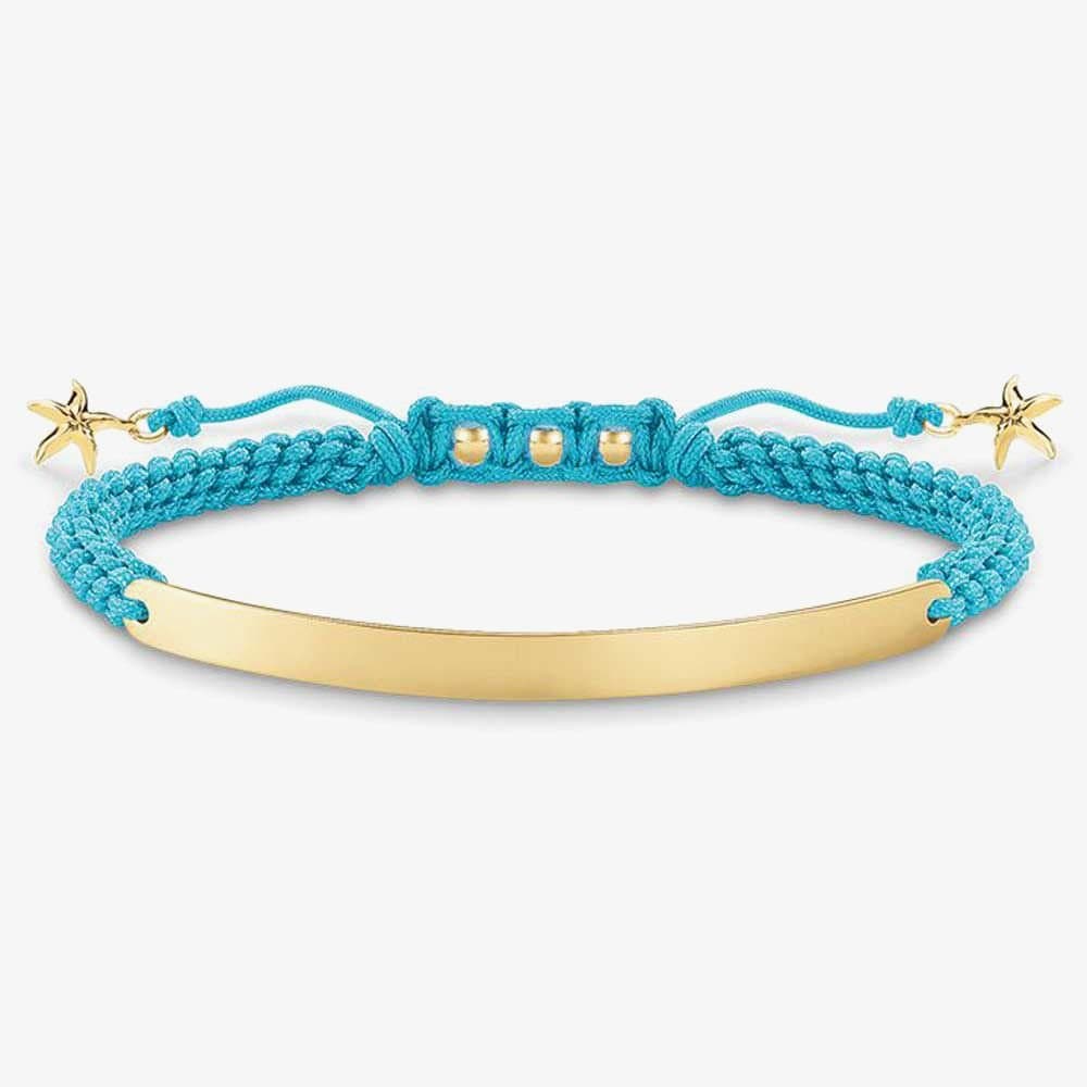 Thomas Sabo THOMAS SABO Blue Starfish Gold Plated Bracelet