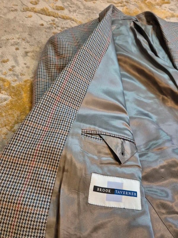 Brook Taverner Vintage Brook Taverner Blazer Dogtooth