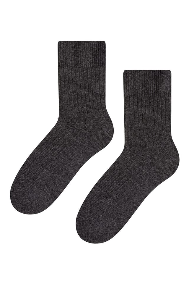 Steven Steven Men's 3 Pack Warm Wool Dress Socks in Grey - 2