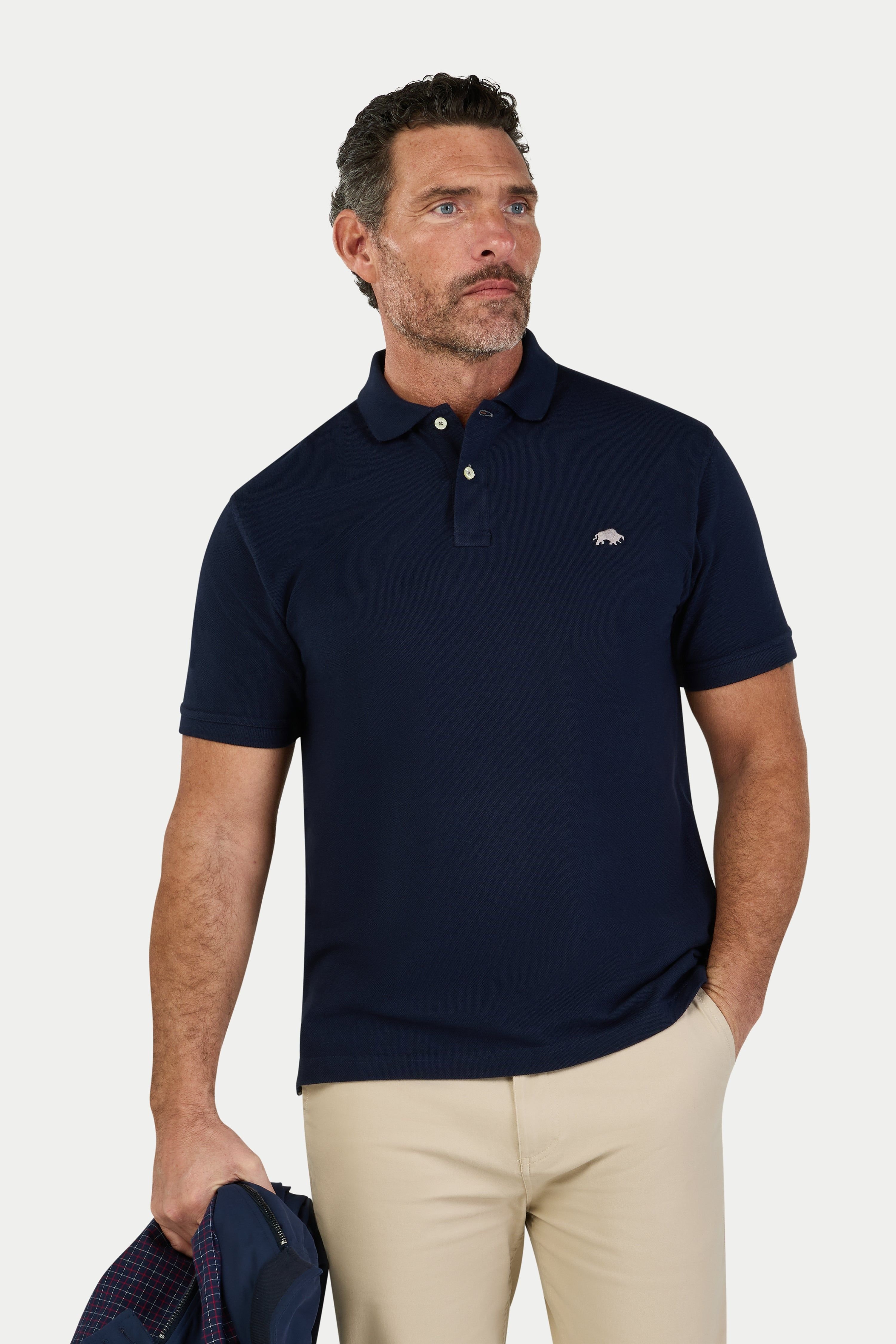 raging bull Raging Bull Men's Classic Polo in Navy - 2