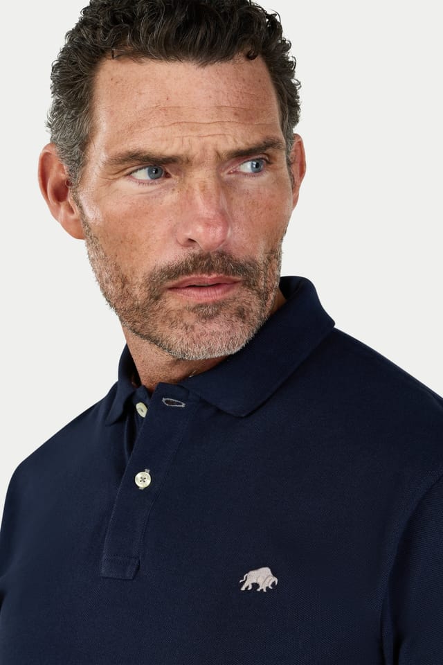 raging bull Raging Bull Men's Classic Polo in Navy - 3