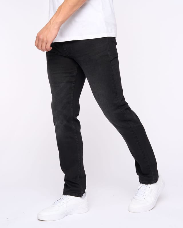 Bewley&Ritch Bewley&Ritch Abingdon Men's Slim-Fit Stretch Denim Jeans in Black - 3