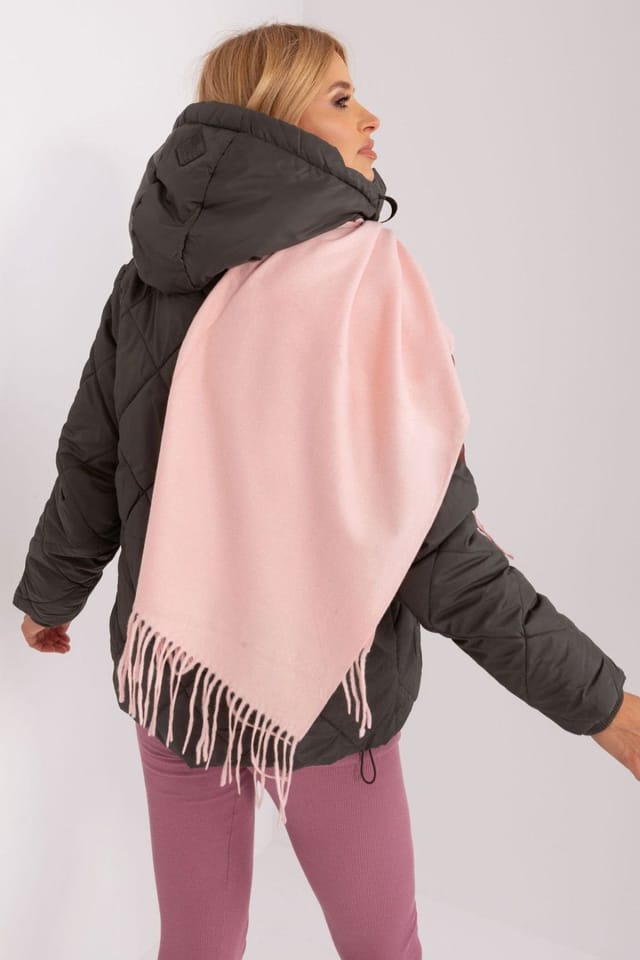 Love Lace Love Lace Women's Warm Long Winter Scarf with Decorative Tassels Soft Wrap in Pink - 3