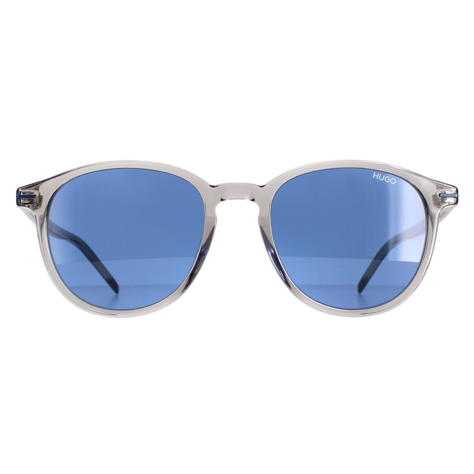 Hugo Boss Hugo Boss Men's Round Grey Blue Avio HG 1169/S Sunglasses