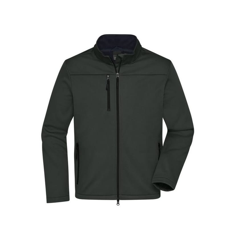 James and Nicholson James and Nicholson Women's Waterproof Soft Shell Jacket in Dark Grey - 1