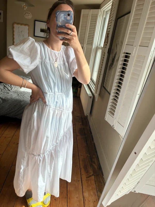 ASOS ASOS white smock dress