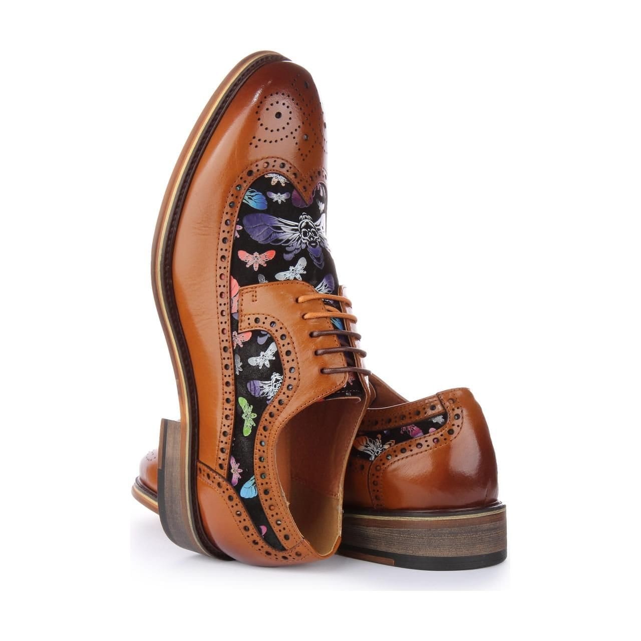JUSTINREESS ENGLAND JUSTINREESS ENGLAND Men's 'Otis' Leather Shoes in Brown - 4