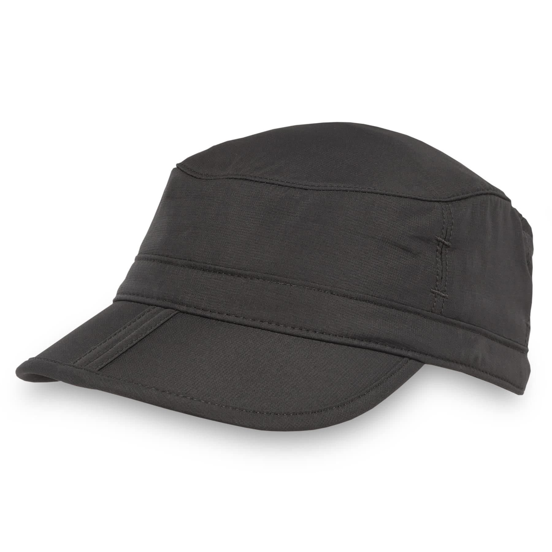 Sunday Afternoons Sunday Afternoons Men's 'Sun Tripper' UPF 50+ Foldable Cap with Sunglass Lock in Black