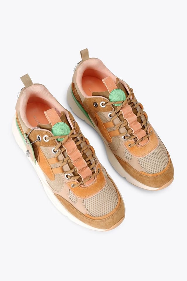 Kurt Geiger London Kurt Geiger London Men's 'Kurt Runner Mens' Suede Fabric Trainers in Light Brown - 2